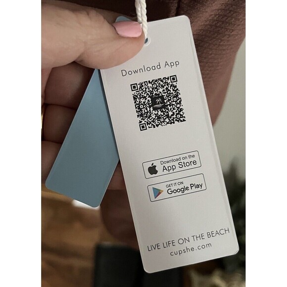 Cupshe One Piece Swimsuit‎ Womens  Sz S Open Side One Shoulder Strap Mauve Pink - Picture 10 of 14